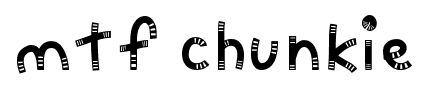 MTF Chunkie font